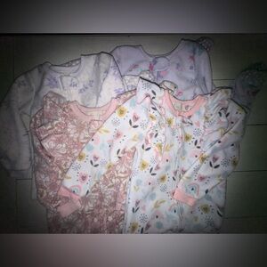 Jessica Simpson fleece pajamas 2t 4 pairs EUC